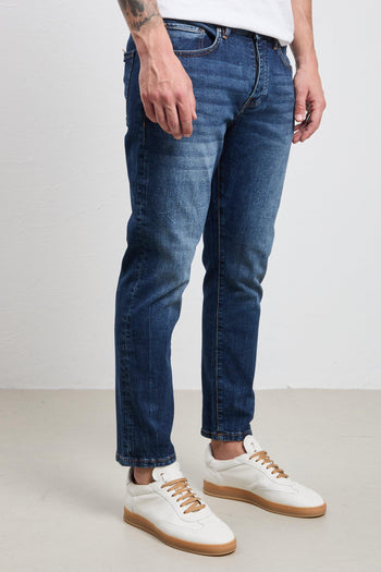 3156 Jeans regular lavaggio scuro - 4