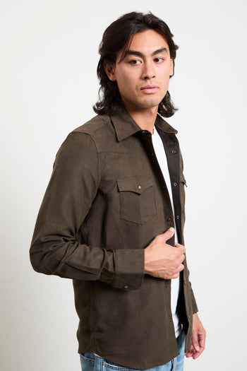 2026 Camicia verde alcantara - 4