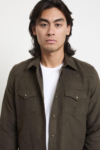 2026 Camicia verde alcantara - 7