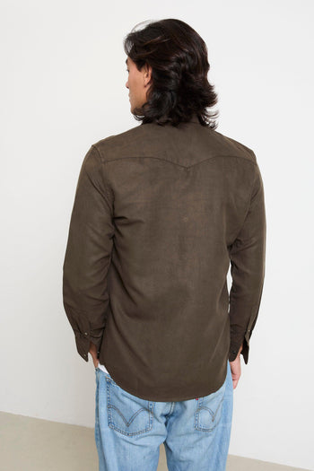 2026 Camicia verde alcantara - 8