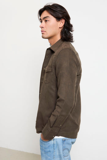 2026 Camicia verde alcantara - 9