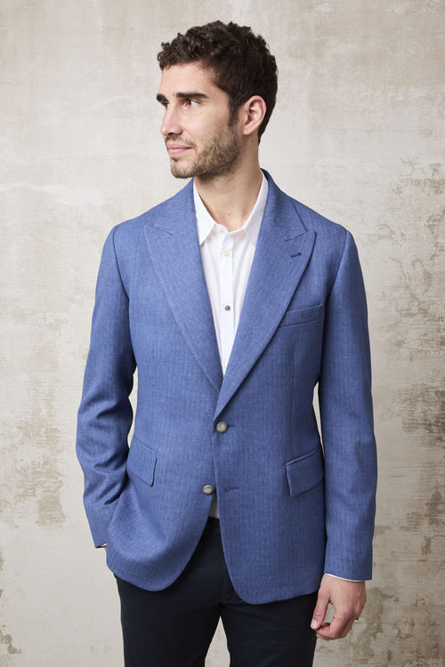 1638 Giacca Spinata azzurra