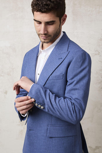 1638 Giacca Spinata azzurra - 5