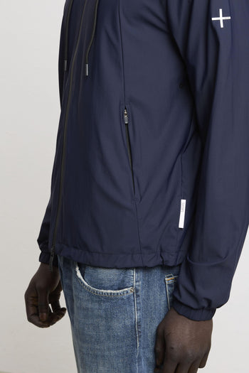 3271 Giubbotto con cappuccio blu - 7
