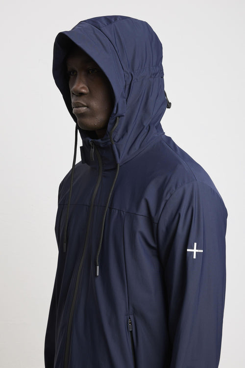 3271 Giubbotto con cappuccio blu