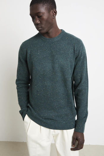 2190 Maglione verde melangé - 3