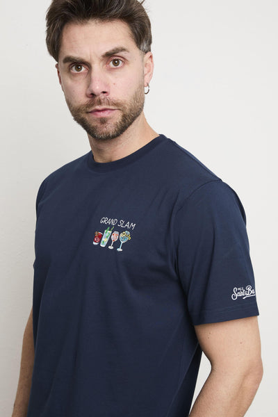 3511 T-shirt "Grand slam" blu