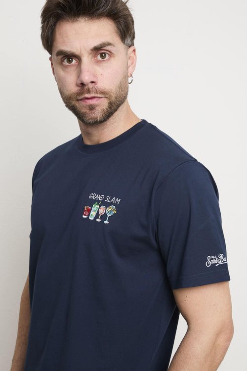 3511 T-shirt "Grand slam" blu
