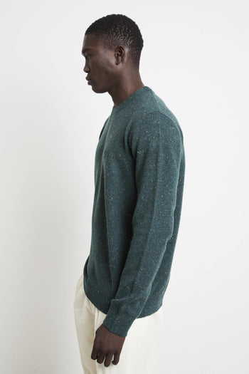 2190 Maglione verde melangé - 5