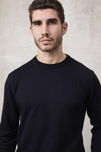 1352 Maglia girocollo blu - 7