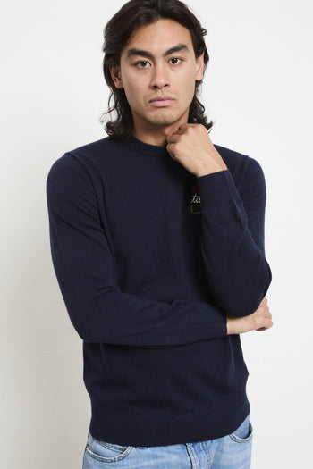 2714 Maglia blu "Fino a qui tutto bere" - 4