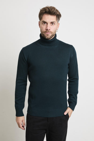 2227 Dolcevita petrolio con righe