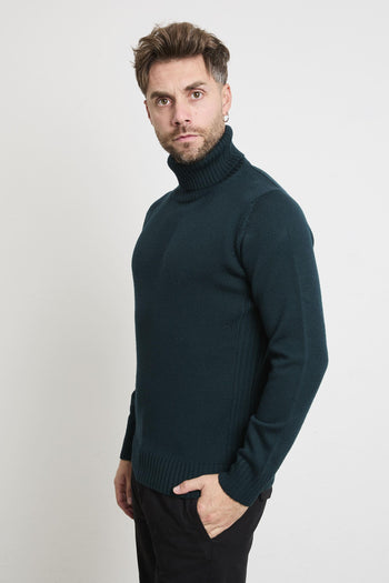 2227 Dolcevita petrolio con righe - 5