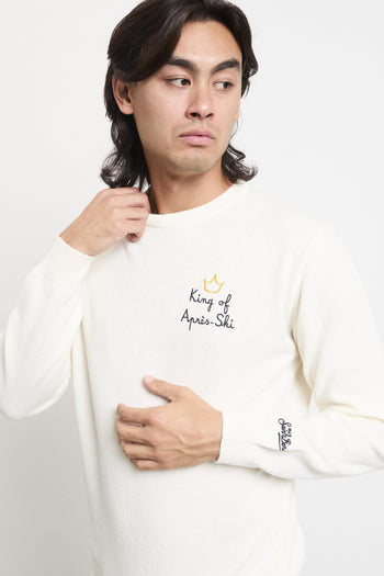 2707 Maglia panna "King of Après-Ski" - 4