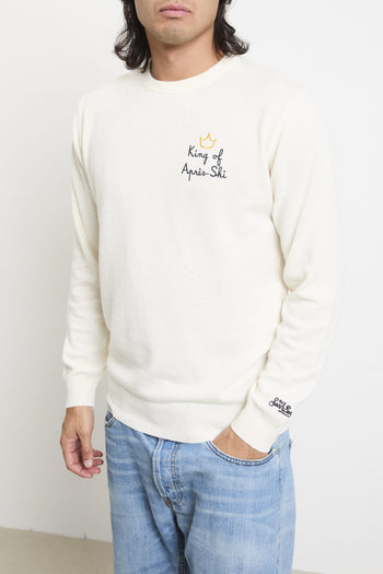 2707 Maglia panna "King of Après-Ski" - 5