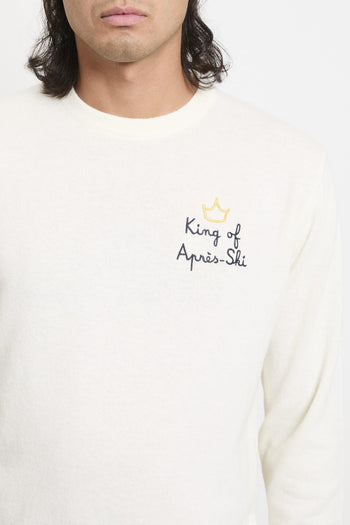 2707 Maglia panna "King of Après-Ski" - 2