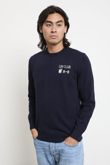 2704 Maglia blu "Gin club" - 5