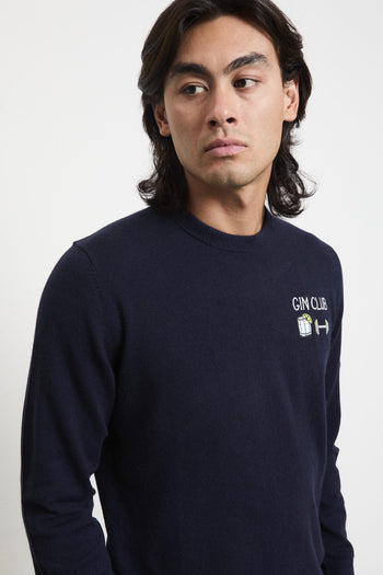 2704 Maglia blu "Gin club" - 7