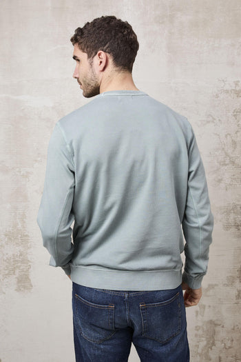 1360 Felpa Garment Dyed verde - 5