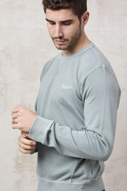 1360 Felpa Garment Dyed verde