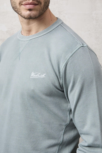 1360 Felpa Garment Dyed verde - 7