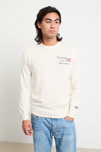 2717 Maglia panna "Sole, whisky e sei in pole position" - 4