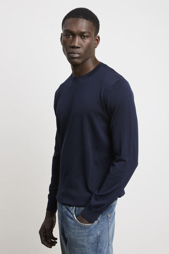 3453 Maglia manica lunga blu - 5