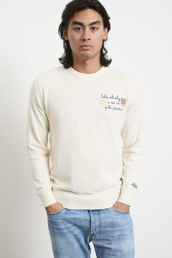 2717 Maglia panna "Sole, whisky e sei in pole position" - 3