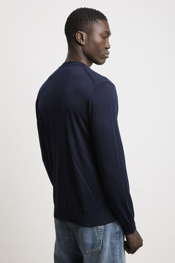 3453 Maglia manica lunga blu - 7