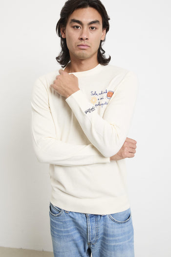 2717 Maglia panna "Sole, whisky e sei in pole position" - 5