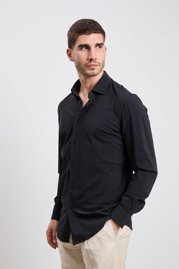 3703 Camicia Manhattan nera - 3