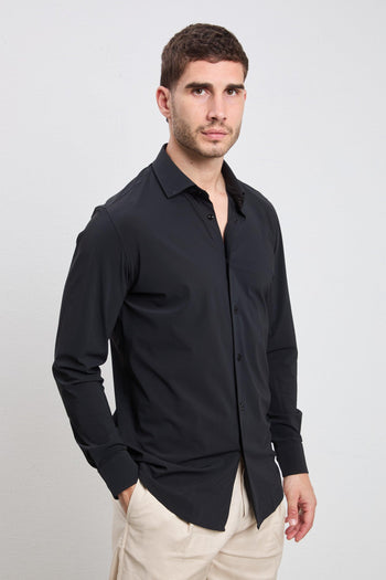 3703 Camicia Manhattan nera - 4
