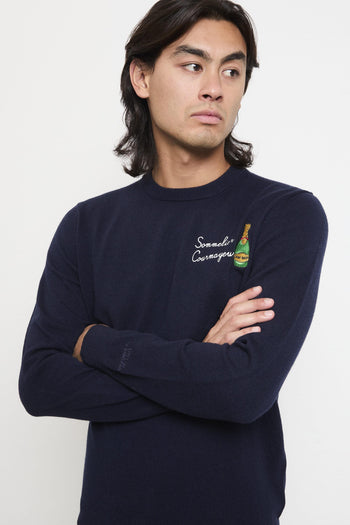 2701 Maglia blu "Sommelier a Courmayeur" - 6