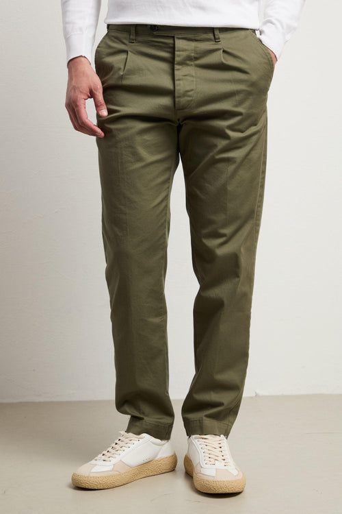 36 - 3350 Pantalone Leffe verde