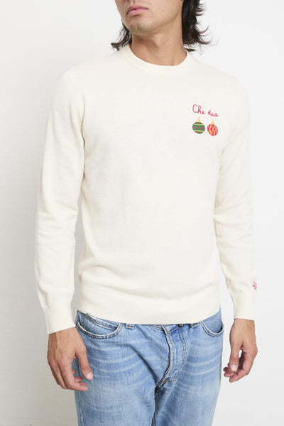 2716 Maglia panna "Che due..."