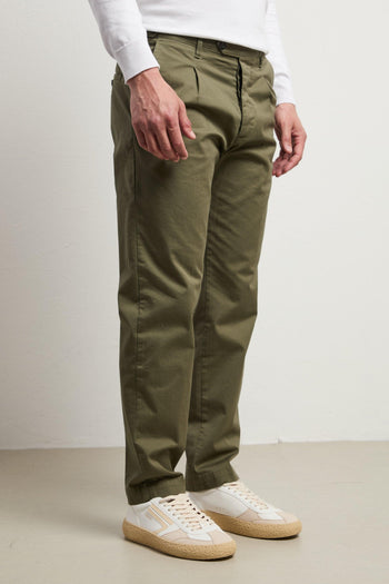 36 - 3350 Pantalone Leffe verde - 5
