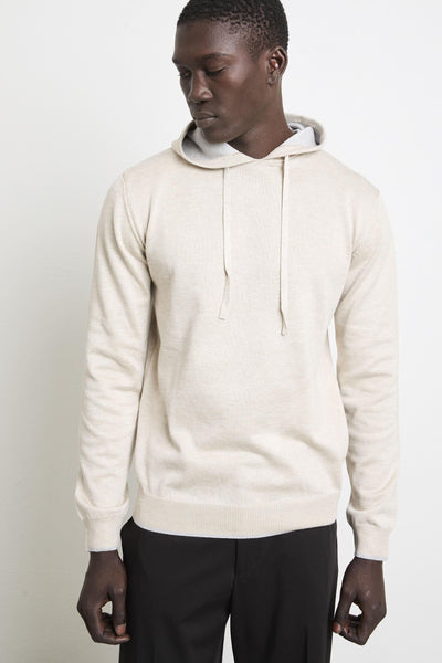 2811 Maglia beige cappuccio