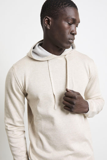 2811 Maglia beige cappuccio - 5