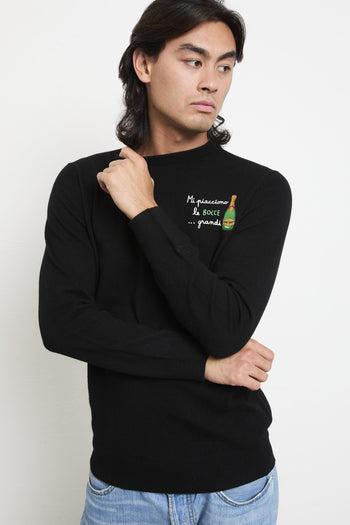 2702 Maglia nera "Mi piacciono le bocce...grandi" - 3