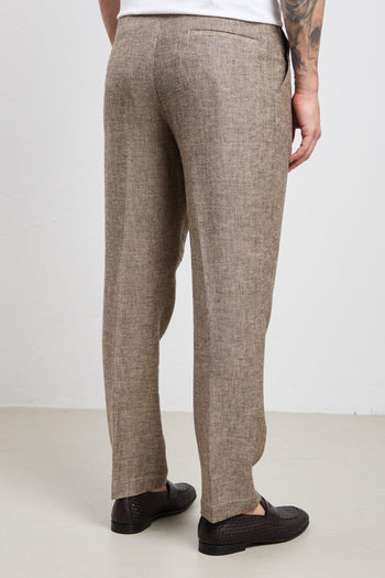 36 - 3334 Pantalone moulineè marrone - 5