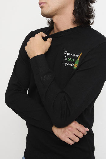 2702 Maglia nera "Mi piacciono le bocce...grandi" - 4