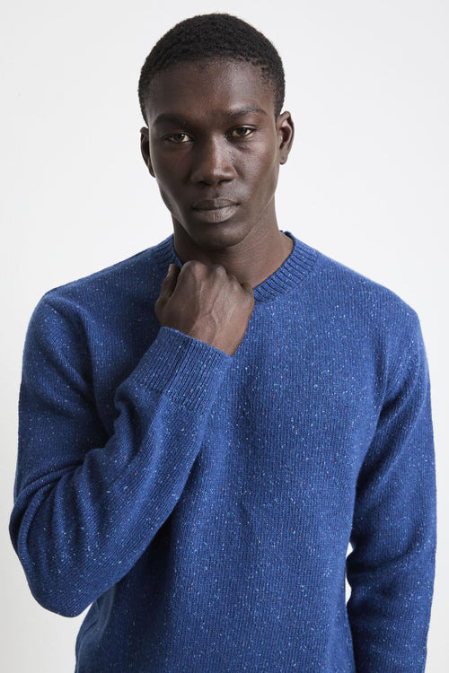 2624 Maglione azzurro melangé