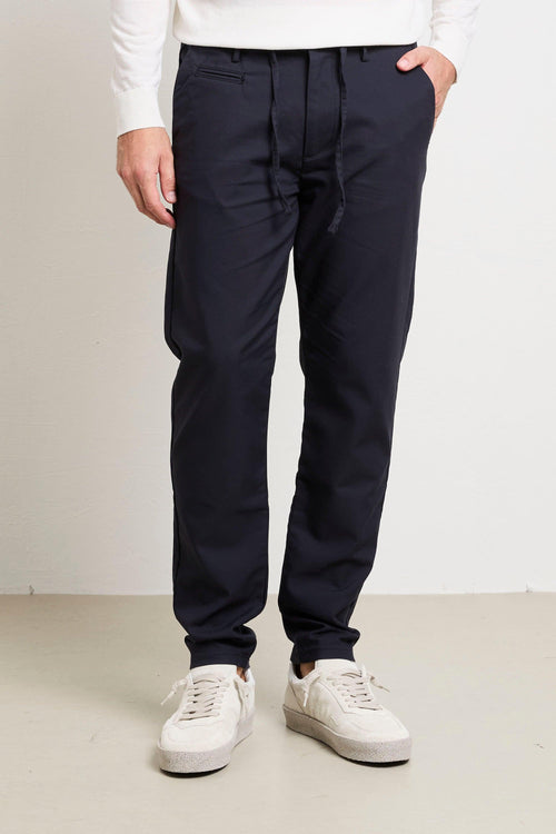 2828 Pantalone blu coulisse