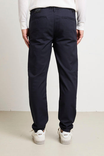 2828 Pantalone blu coulisse - 4