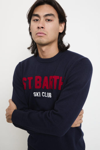 2711 Maglia blu "Ski Club" - 4