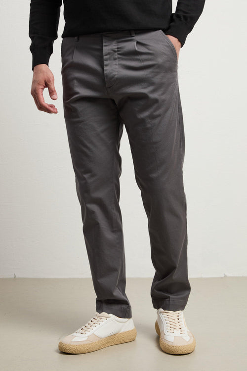 36 - 3351 Pantalone Leffe grigio