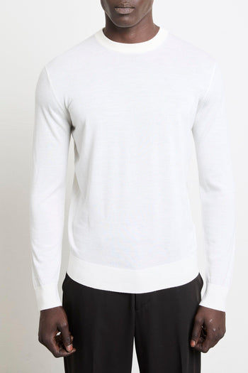 2471 Maglia girocollo panna - 5