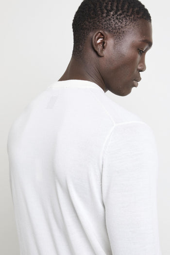 2471 Maglia girocollo panna - 4