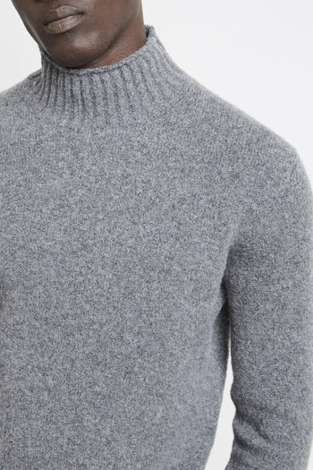 2232 Maglione grigio collo a vulcano - 6