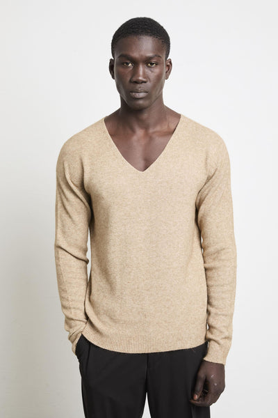 2550 Maglia V sabbia